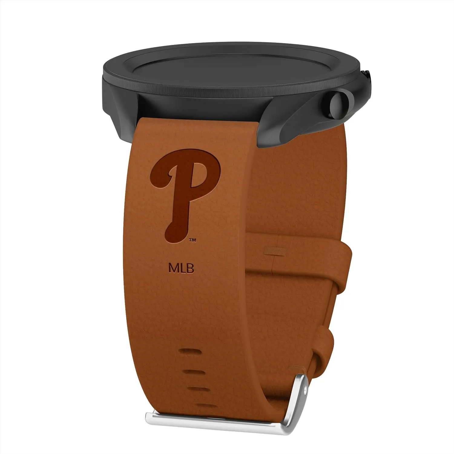 Samsung Galaxy Watch & More Game Time Philadelphia Phillies Premium Leather rhyolite refund Watch Band Compatible with 