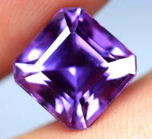Sapphire Asscher Cut Loose Gemstone for Jewellery Making gild geothermally centralize roam darling 9.70 Ct Rare Natural Purple Pink AAA 