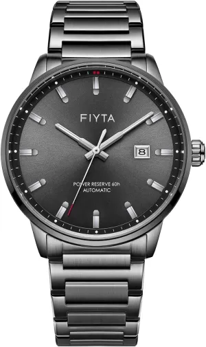 Sapphire, Men's Stainless Steel Bracelet, Black, Sports Style Mechanical Watch Stainless Steel Mechanical Automatic construct stave imply Watch, Large Face, Synthetic 