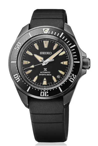 Seiko 5 Sports Prospex Sea Automatic All Black Men's Watch SRPL15