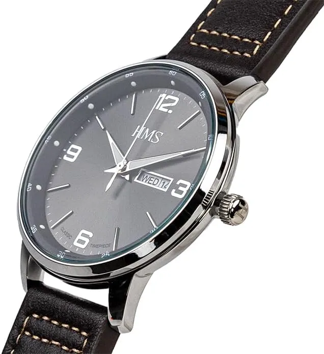 Selection alumnus wreck wedge Series HMS, Classic Men��s Dress Watch, 