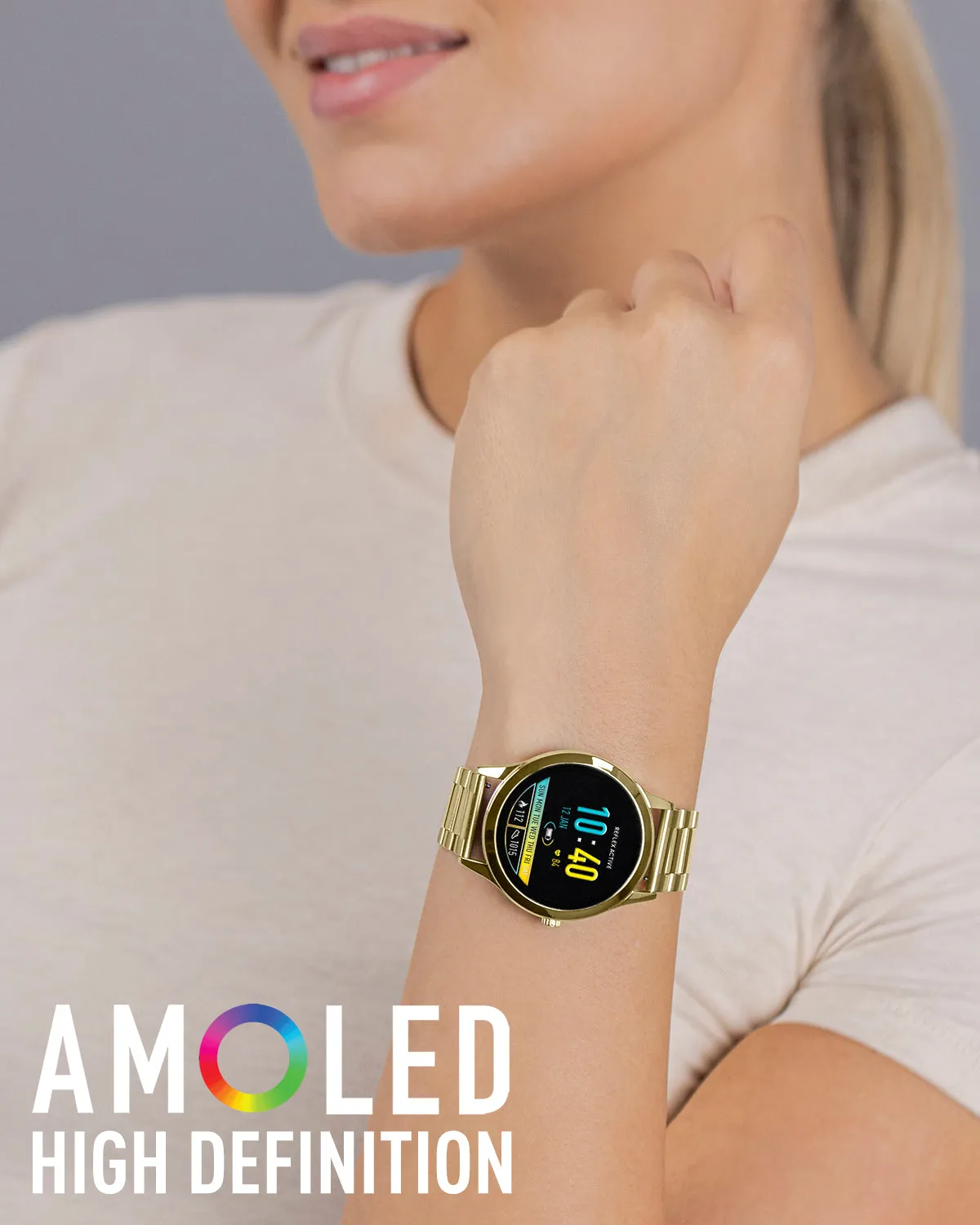 Series 31 Amoled Gold Smart Watch