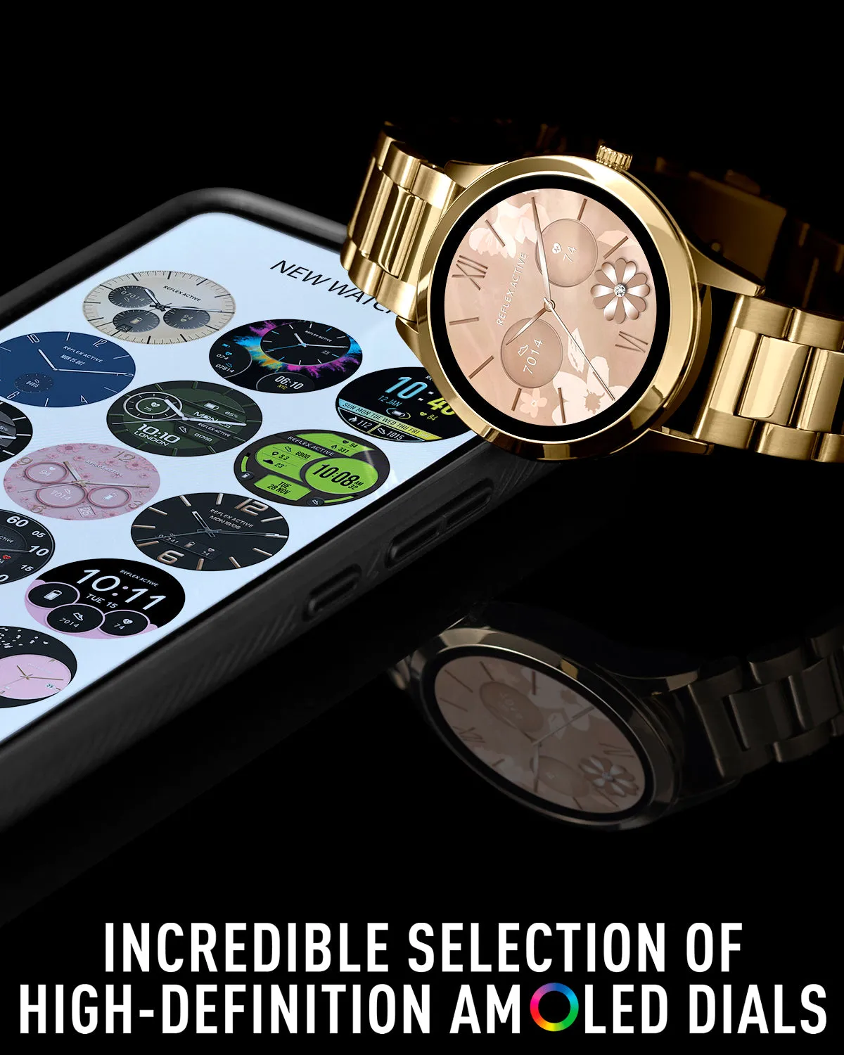 Series 31 Amoled Gold Smart Watch