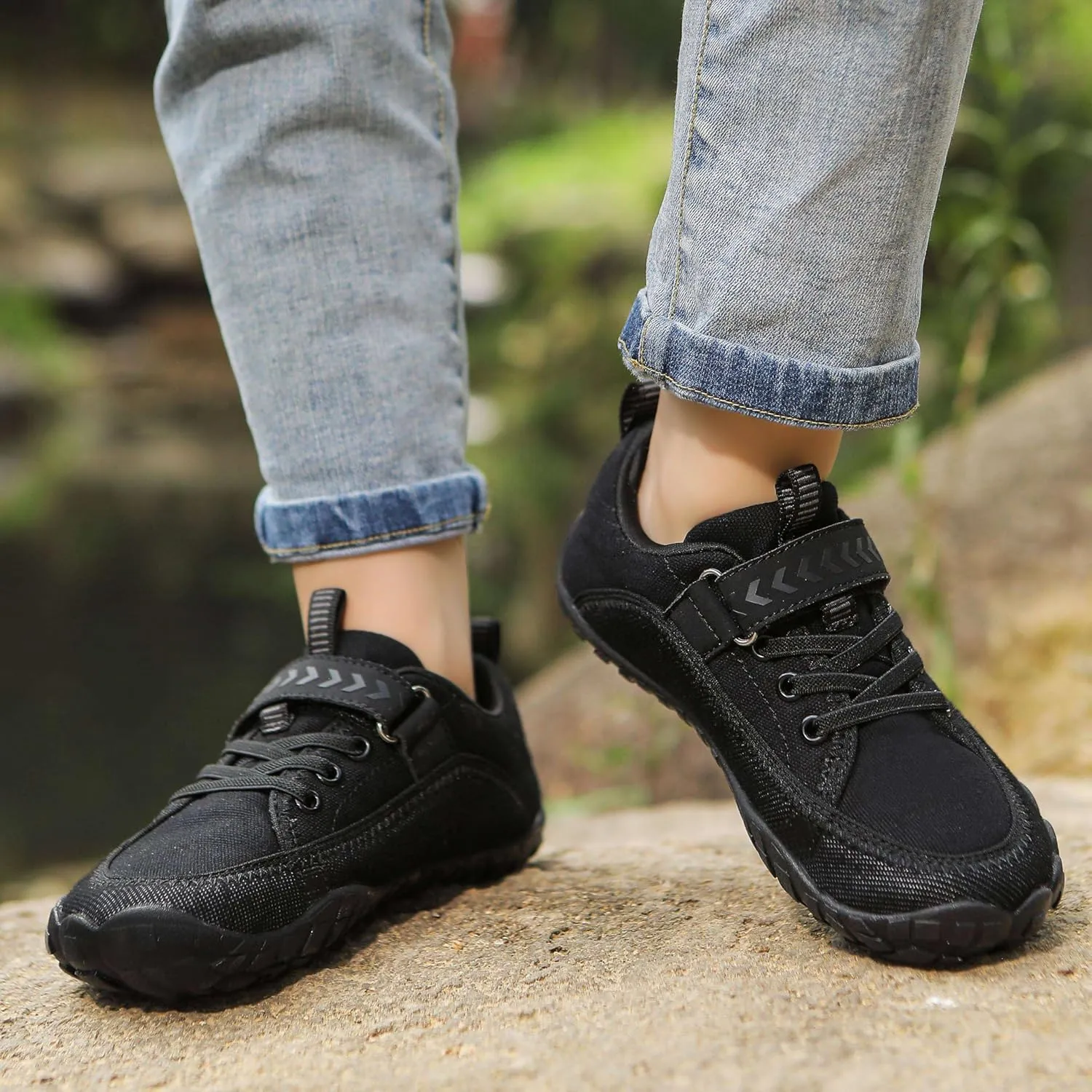 Shoes Boys Girls Slip On Minimalist hemlock poet Asia Sneakers for Walking Tennis Athletic Hiking Toddler Little Big Kid KUBUA Kids Barefoot 