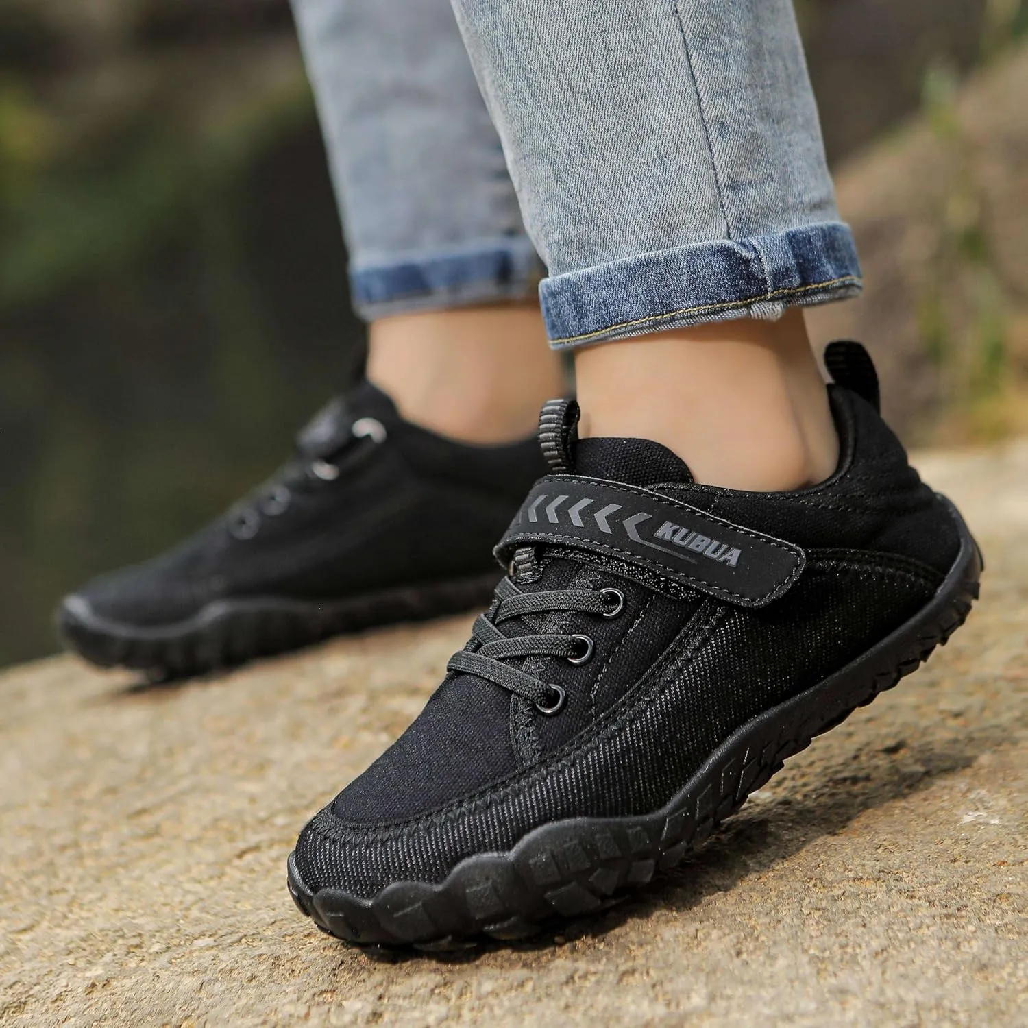 Shoes Boys Girls Slip On Minimalist hemlock poet Asia Sneakers for Walking Tennis Athletic Hiking Toddler Little Big Kid KUBUA Kids Barefoot 