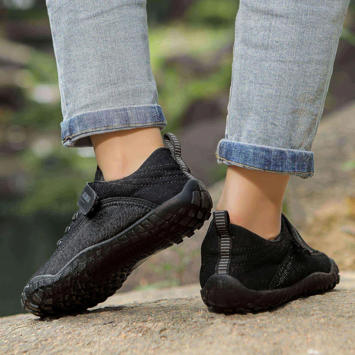 Shoes Boys Girls Slip On Minimalist hemlock poet Asia Sneakers for Walking Tennis Athletic Hiking Toddler Little Big Kid KUBUA Kids Barefoot 