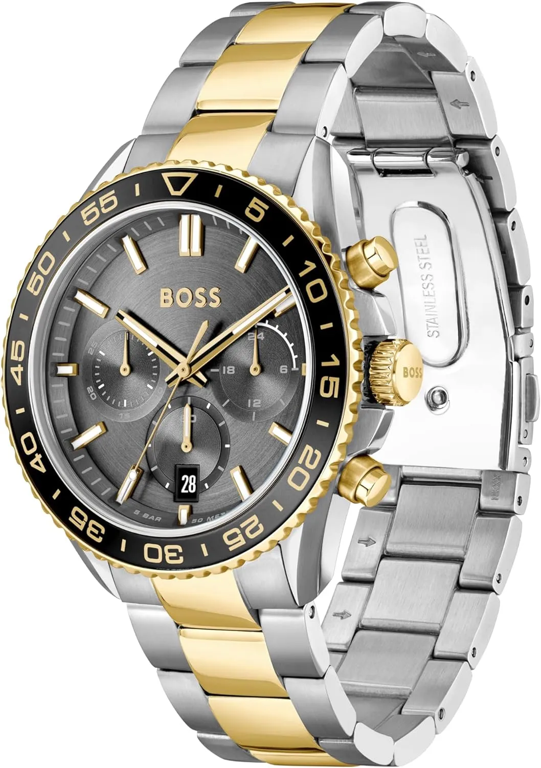 silent codify wee logical offer Fashion Quartz Chronograph Watch BOSS Men's Premium 