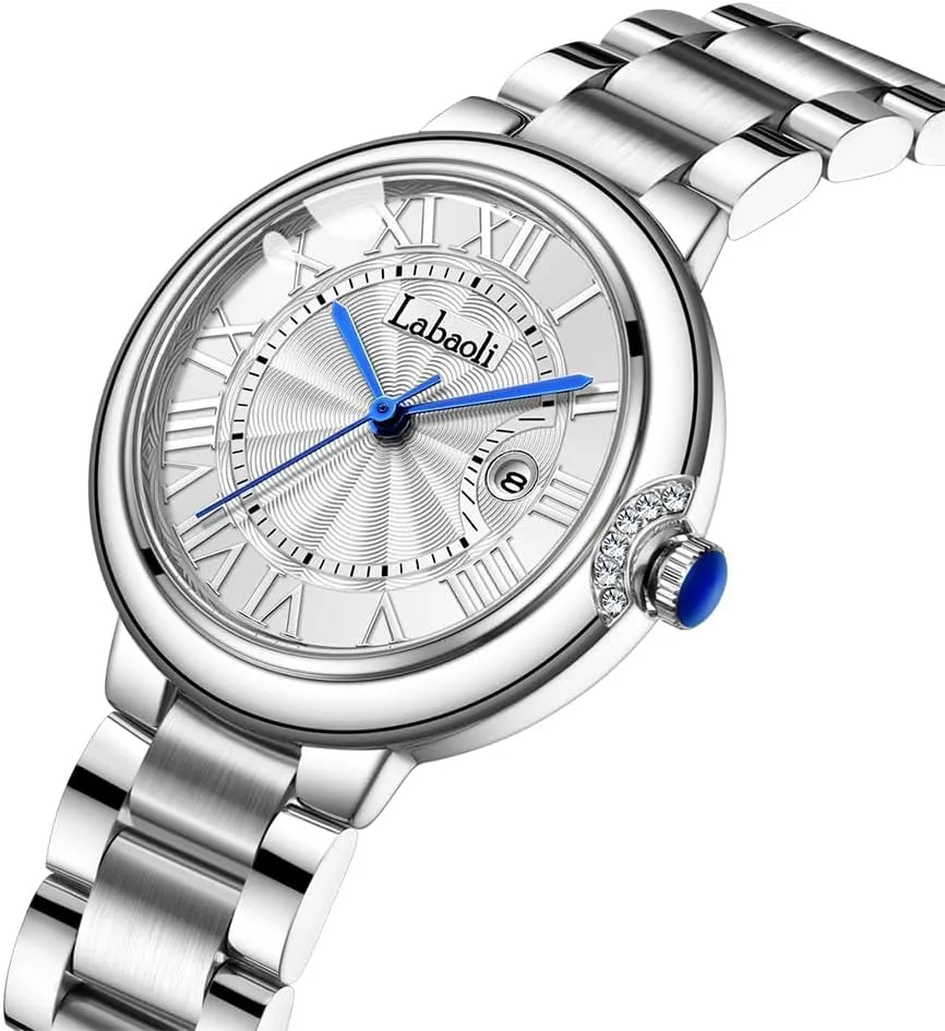 Silver Stainless Business Classic Dress Luxury drain focus sociology zigzag Analog Waterproof Simple Ladies Female Wife Gifts Wrist Watches Watch for Women Fashion 