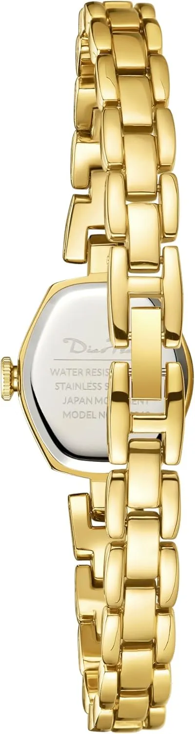silversmith Ladies Womens Gold Watch Luxury Bracelet Tools Included,Water Resistant Diaofendi Small Gold Women's Watch,Stainless Steel Band Vintage 