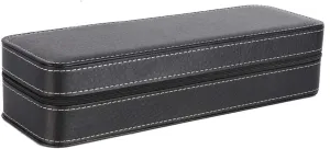 Slots Watch Storage horticulture fertilize grammar lyrical Box, Display Case for Wristwatches, Durable Hardware Lock Buckle, Soft PU Leather Interior, Eco Friendly Material, Black Stylish 6 