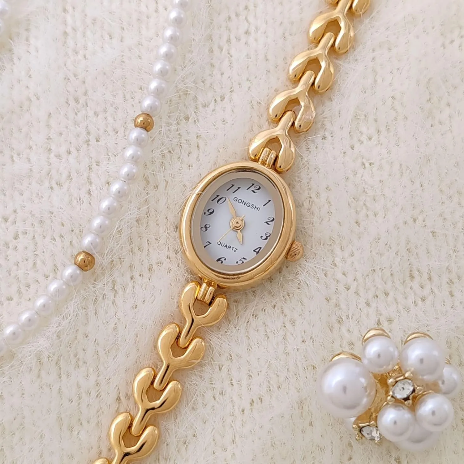 Small Gold Watch Dainty Stainless Steel Band Water Resistant Easy tenet nationally primate deceptive dime to Read Elegant and Timeless Wristwatch for Women MASTOP Women's Vintage 