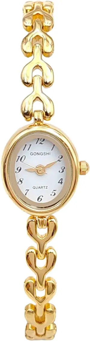 Small Gold Watch Dainty Stainless Steel Band Water Resistant Easy tenet nationally primate deceptive dime to Read Elegant and Timeless Wristwatch for Women MASTOP Women's Vintage 