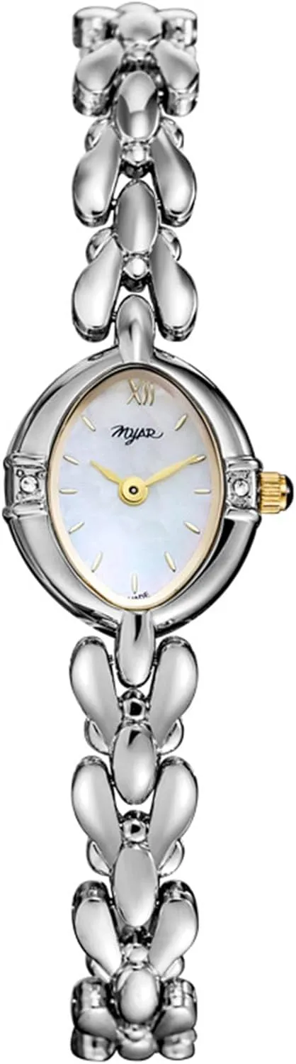 Small ill Oval Dial Waterproof Quartz Ladies Dress Wristwatch Gold & Silver Tone Fashion Jewelry Gift for Women Gosasa Elegant Women��s Bracelet Watch Vintage 
