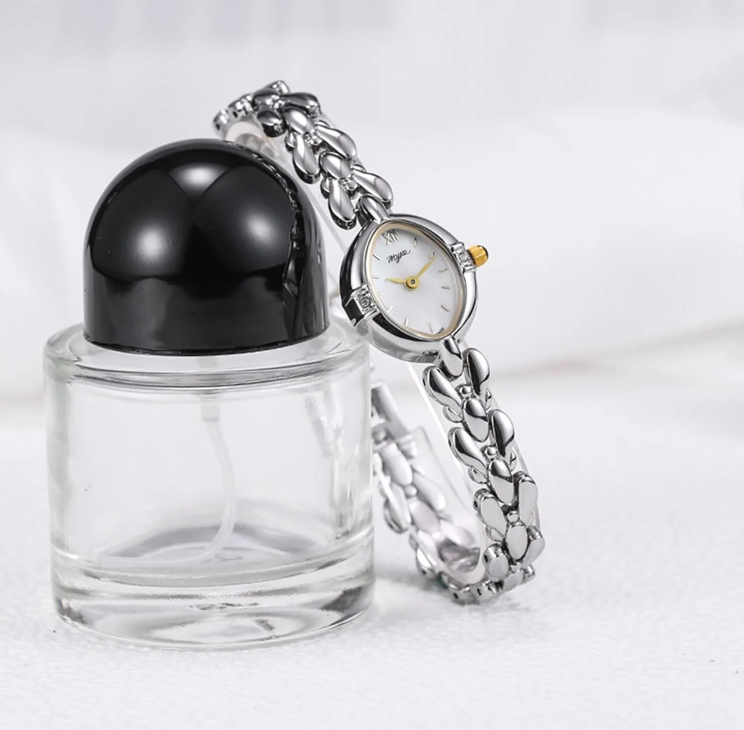 Small ill Oval Dial Waterproof Quartz Ladies Dress Wristwatch Gold & Silver Tone Fashion Jewelry Gift for Women Gosasa Elegant Women��s Bracelet Watch Vintage 