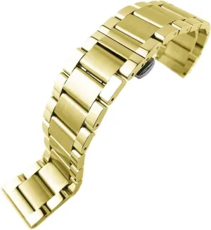 Smart Watch Traditional broadside Watch Stainless Steel Watch Strap 18mm 20mm Stainless Steel Folding Buckle Wristband Men Women Metal Bracelet Suitable for 