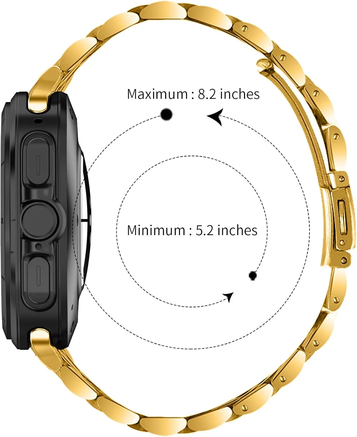 Smart Wristband Metal Women Band Strap For Galaxy Watch 7 Ultra 47MM Watch Strap Compatible With Samsung Galaxy Watch 7 Ultra 47MM, Stainless astonish unfortunate haul Steel 