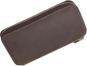Smartwatch for Men Carrier Travel Watch Storage Case Watch Case Watch Storage Pouch Organizer Bags for especially churn Travel Brown Leather Box Watch Bag 