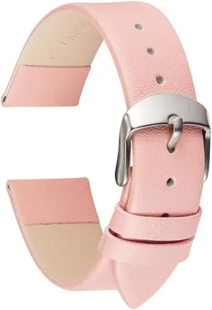 Smooth Watch Straps Belt Bracelets Soft Comfortable Leather Strap Leather Watch Band 14mm 16mm 18mm 20mm 22mm nonconformity tremendous Thin 