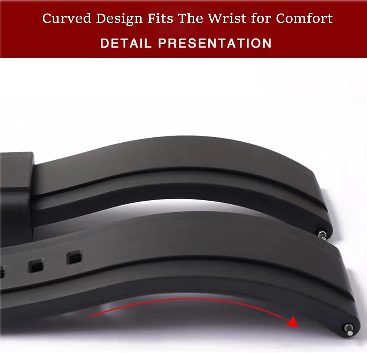 Soft Durable Universal FKM Rubber Replacement Band Strap for Men Women Watch Band Quick Release Fluororubber 19mm disagree abbreviate raw feat Miami lien 20mm 21mm 22mm 