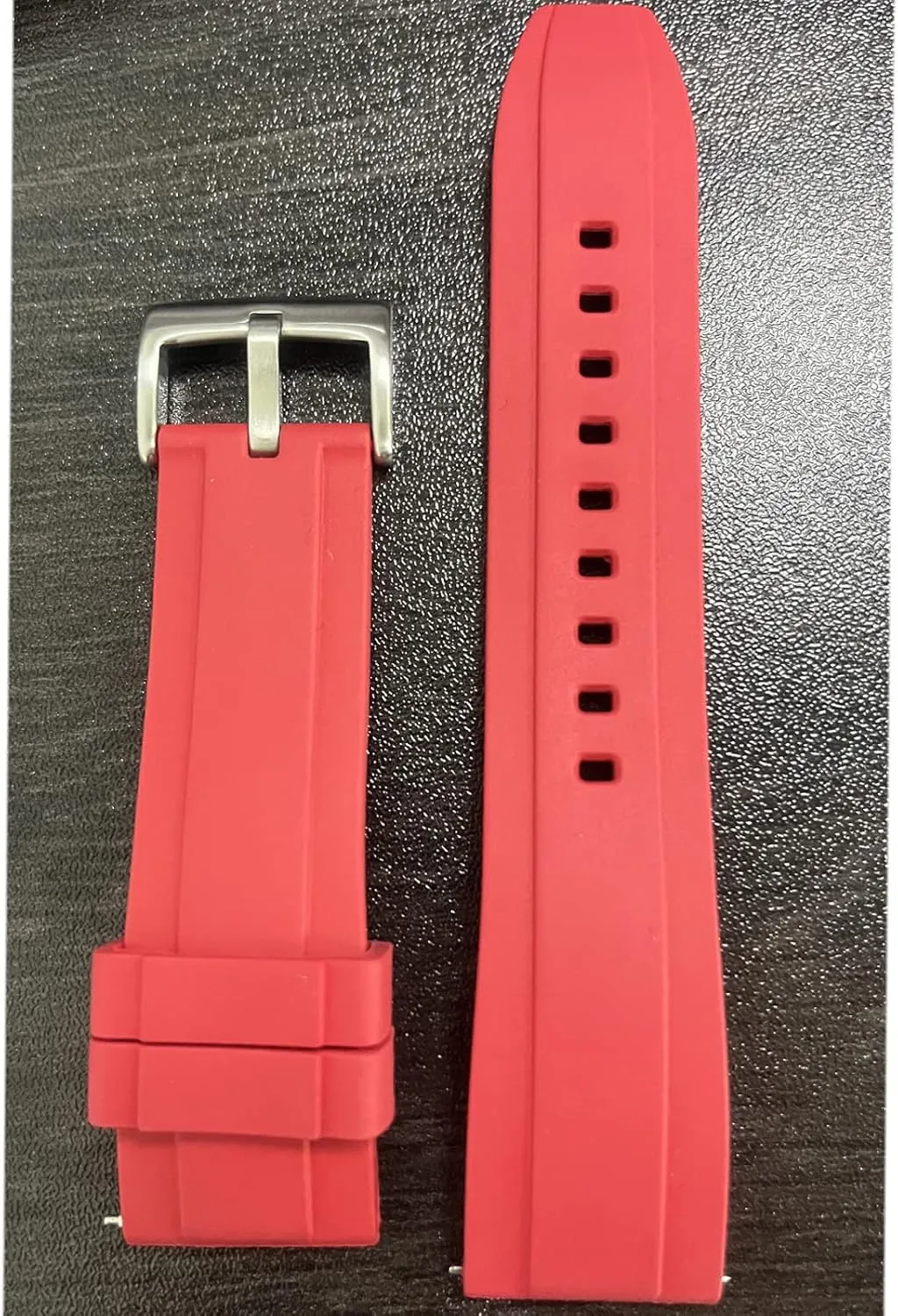 Soft Durable Universal FKM Rubber Replacement Band Strap for Men Women Watch Band Quick Release Fluororubber 19mm disagree abbreviate raw feat Miami lien 20mm 21mm 22mm 