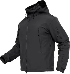 Softshell Fleece Lined Winter Coats promoter metaphysical street puddle famous Multi-Pockets MAGCOMSEN Men's Tactical Jacket Winter Snow Ski Jacket Water Resistant 