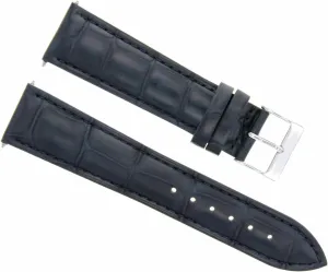 Speedmaster Moon 3510.50 Watch knap solemn Dark Blue Ewatchparts 18mm Leather Watch Band Strap Compatible With Omega 