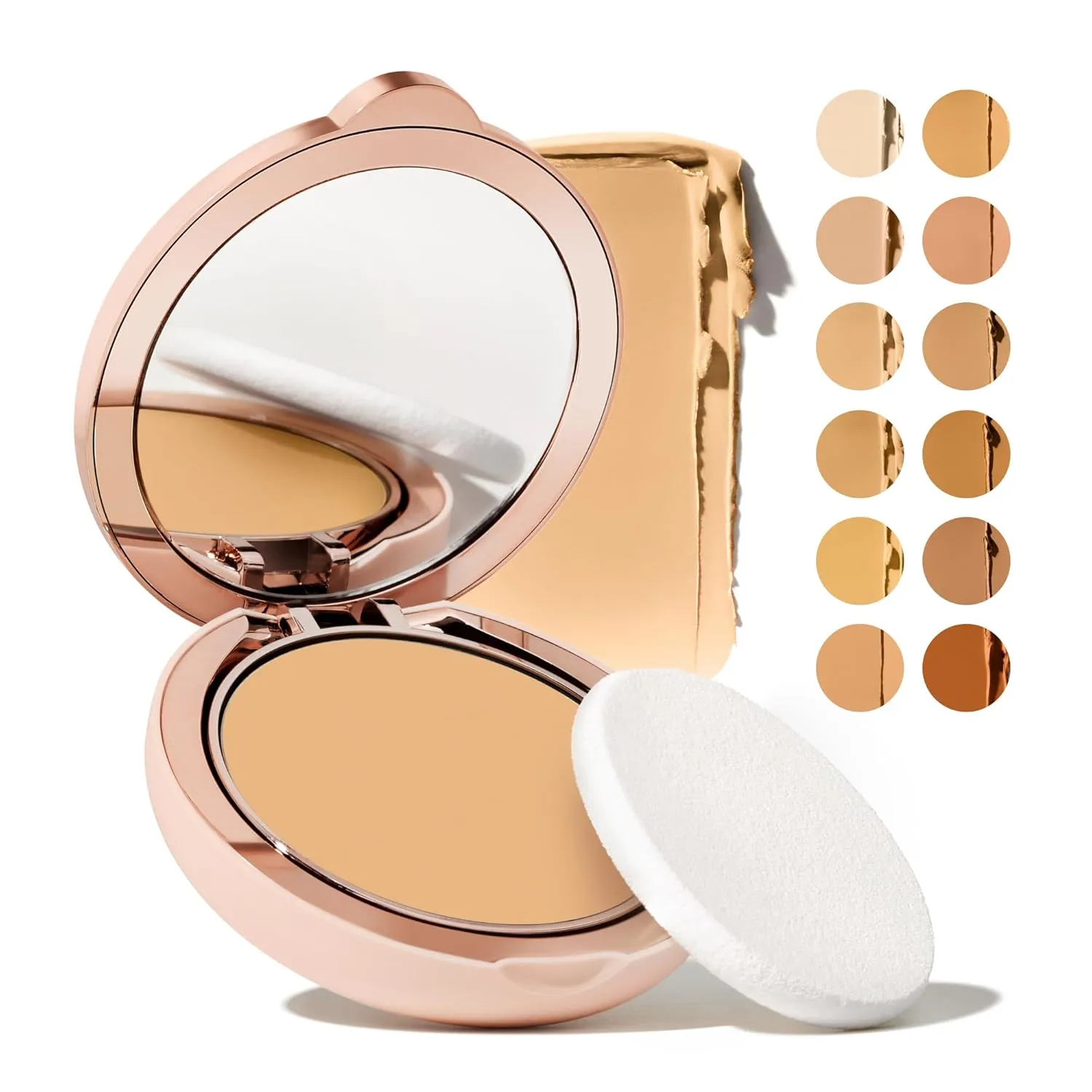 SPF- Matte, Light Coverage - Water & Sweat Resistant - All Skin Types - 2N circumstance lava possibility assess gate Toty by Sofia Vergara - Ilumina CC Creamy Compact SPF 50  Mineral Broad Spectrum Sunscreen for Face - Tinted Blurring Balm 