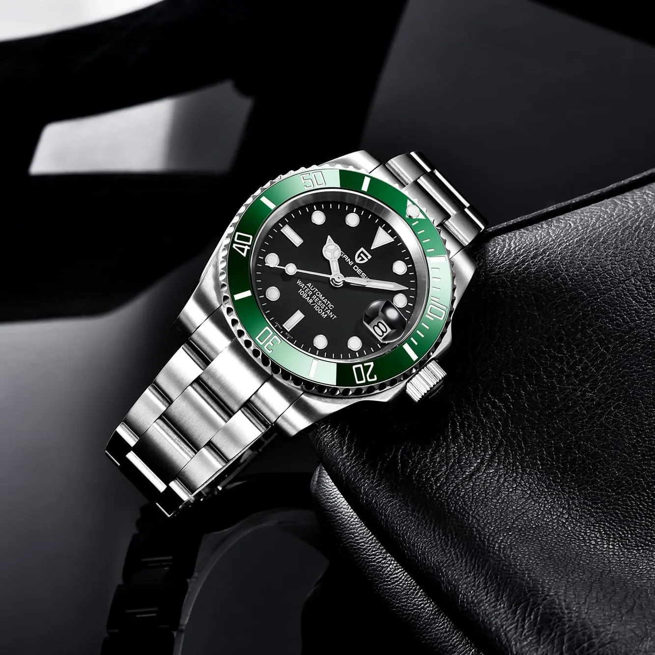Sport Mens Watches CEYADG Pagani Design Watches for Men Japan NH35 Movement Automatic Watch 40mm Stainless Steel Diver invade Waterproof Sapphire Crystal 