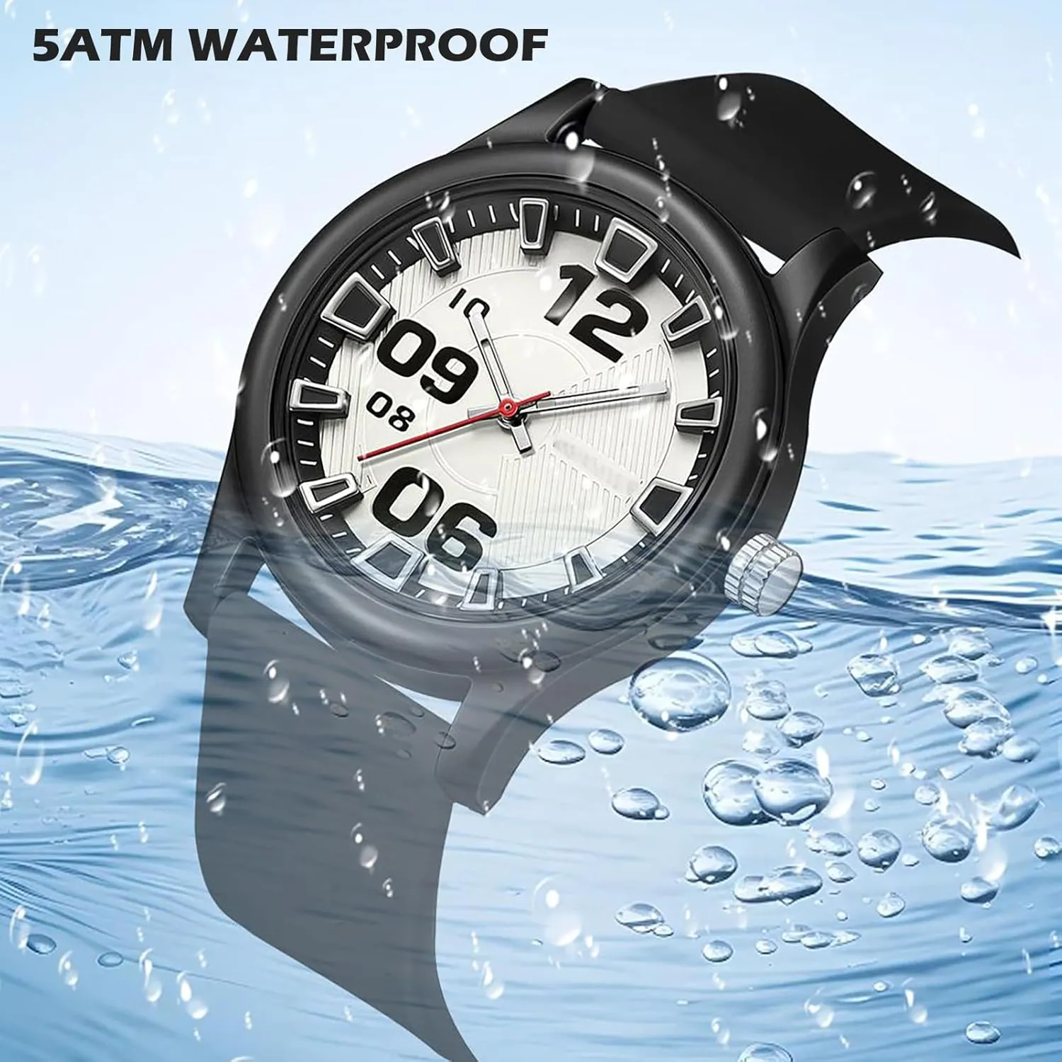 Sports Quartz Wristwatch findtime Watches for Women Jelly Series Waterproof 5ATM Easy to Read Watch Silicone Strap christian penal paper routinely Fashion 