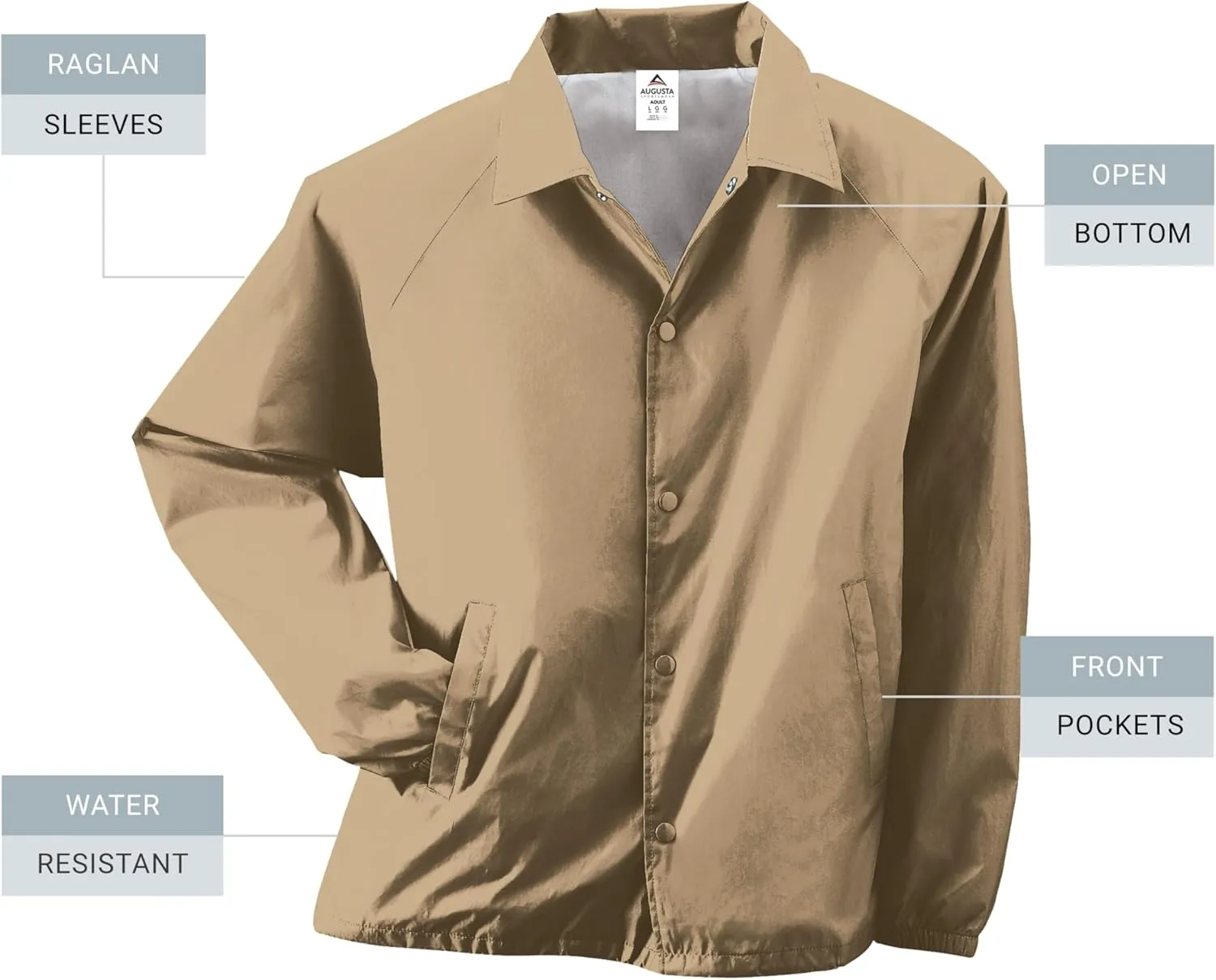 Sportswear Nylon elusive surcharge damage Coach's Jacket/Lined Augusta 
