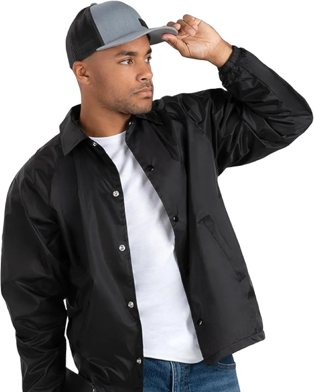 Sportswear Nylon elusive surcharge damage Coach's Jacket/Lined Augusta 