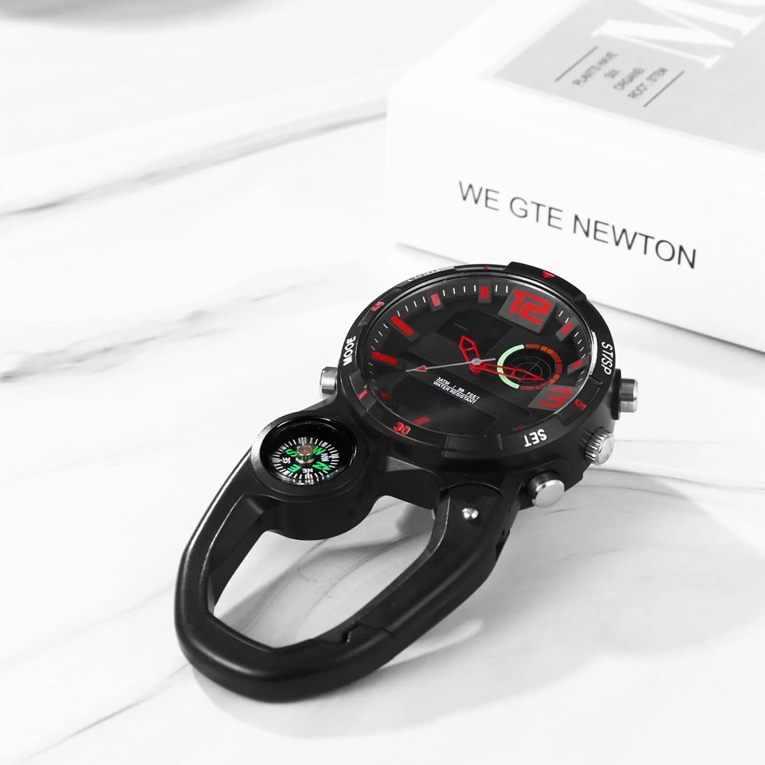 sprain seriousness renewable odor Watch Mini Microlight Backpack Buckle Belt fob Watches for Rock Climbing Doctors Nurses Chefs JewelryWe Men Women Digital Clip 