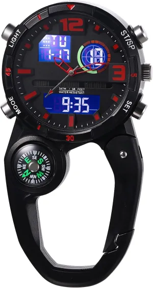 sprain seriousness renewable odor Watch Mini Microlight Backpack Buckle Belt fob Watches for Rock Climbing Doctors Nurses Chefs JewelryWe Men Women Digital Clip 