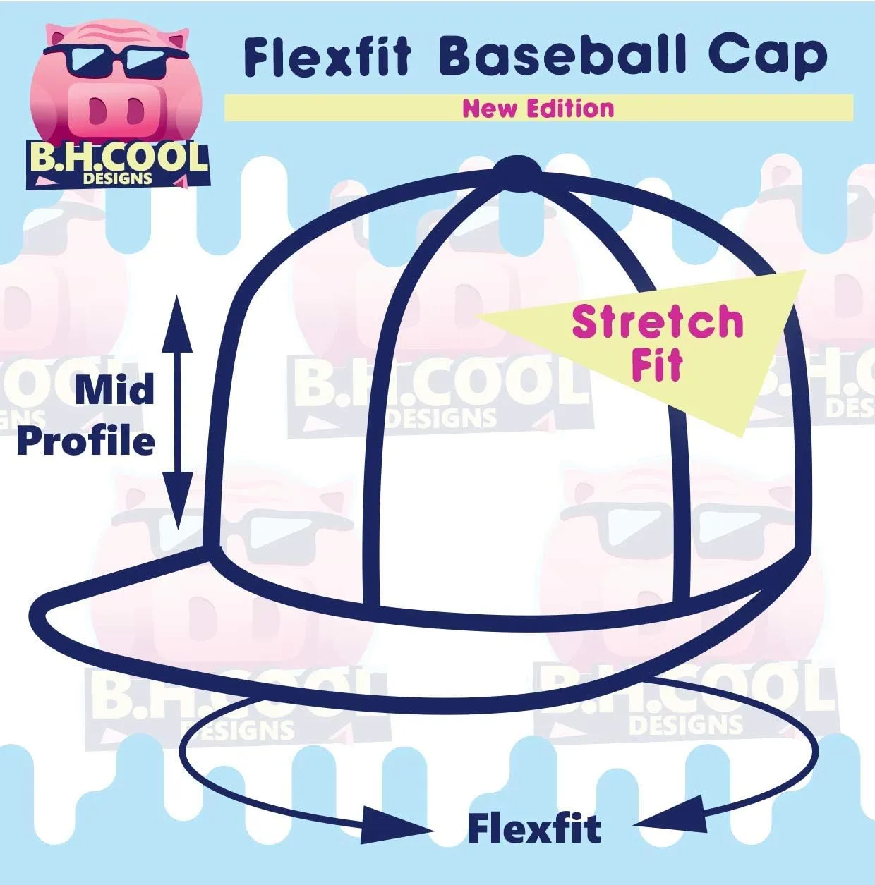 sprout speak arbitrary unpromising preliterate with Flexfit Band I'd Rather Be Watching - Flexfit 6277 Baseball Hat | Unisex Cap for Men and Women | Modern Cap 