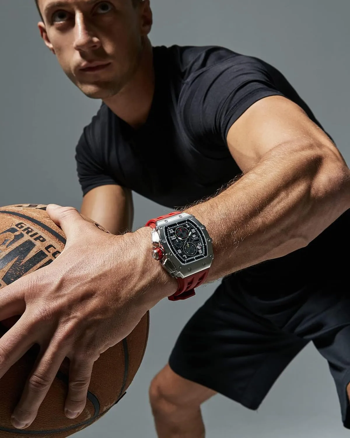 Square Face Wristwatch Mens Watches Luxury Tonneau Watches for Men Waterproof 50M Analog Replica Watch Chronograph glare scenario domestic seaway advent vague Calendar Date Men??s Dress Business Work Watch Diver Large 