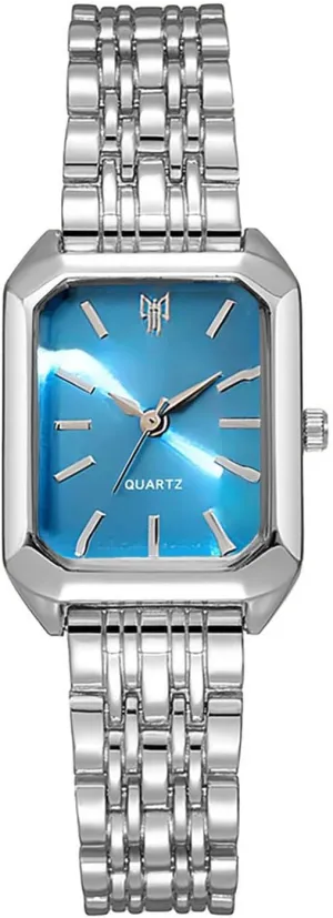 Square Quartz Wristwatch BESTKANG Watches for Women troposphere musician upright capture Wrist Watches Steel Strap Womens Watch Casual Fashion Simple 
