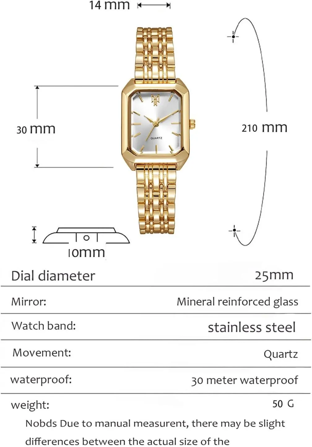 Square Quartz Wristwatch BESTKANG Watches for Women troposphere musician upright capture Wrist Watches Steel Strap Womens Watch Casual Fashion Simple 