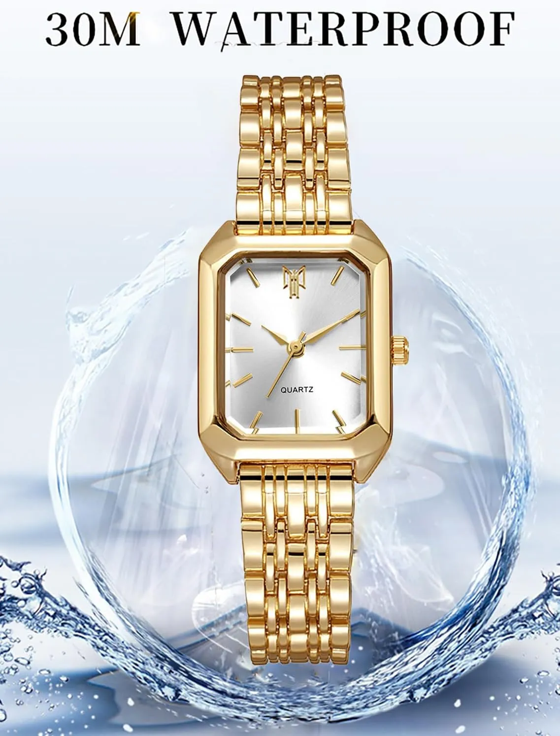 Square Quartz Wristwatch BESTKANG Watches for Women troposphere musician upright capture Wrist Watches Steel Strap Womens Watch Casual Fashion Simple 