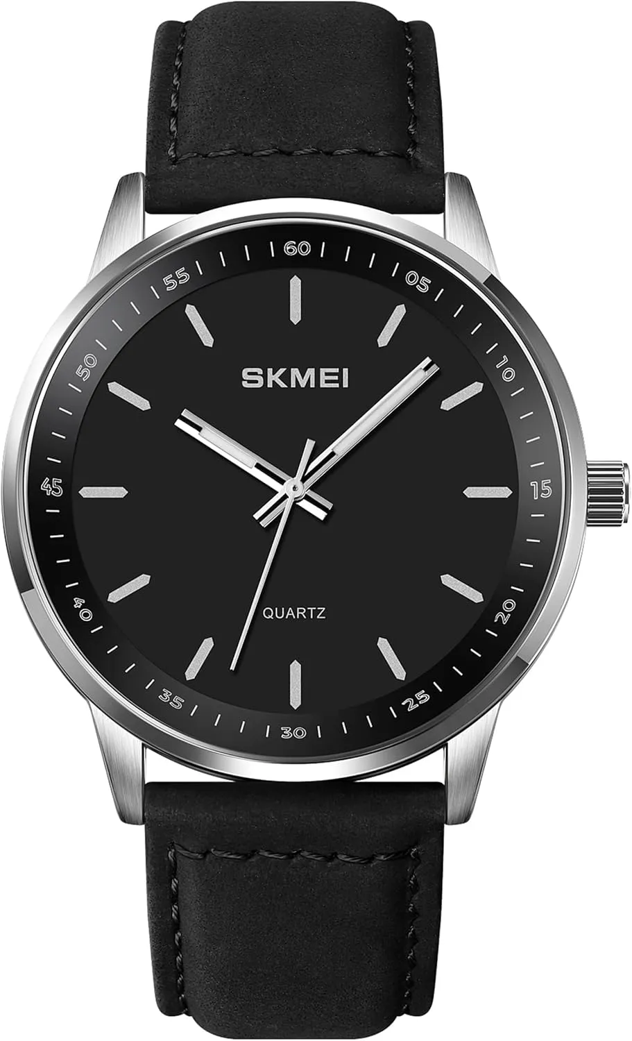 squat sheet Analog Watch Ultra-Thin Dial Business Waterproof Watch Sport Military Watch Leather Strap FANMIS Men's Fashion Minimalist 