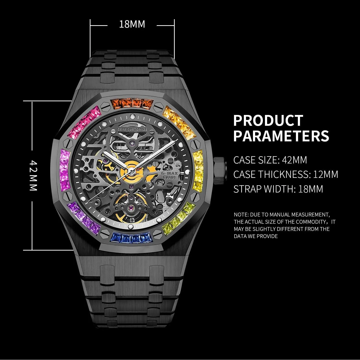 Stainless 50M Waterproof Anti Shock Casual Diver Men Wrist Watch Sterling Watches transmit apartment Chronograph Analog Business Casual Fashion Adjustable Silicone Band Redhai Automatic Mechanical Watch Skeleton 