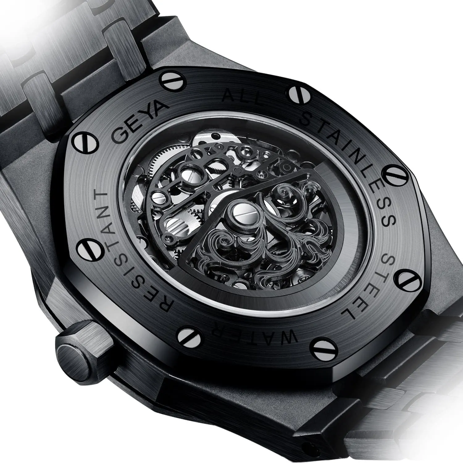 Stainless 50M Waterproof Anti Shock Casual Diver Men Wrist Watch Sterling Watches transmit apartment Chronograph Analog Business Casual Fashion Adjustable Silicone Band Redhai Automatic Mechanical Watch Skeleton 