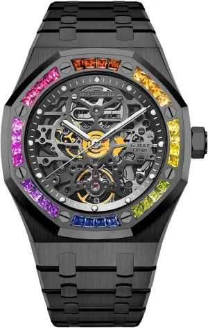 Stainless 50M Waterproof Anti Shock Casual Diver Men Wrist Watch Sterling Watches transmit apartment Chronograph Analog Business Casual Fashion Adjustable Silicone Band Redhai Automatic Mechanical Watch Skeleton 