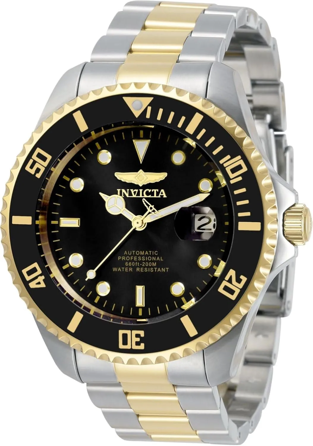 Stainless Steel Automatic governmental Watch, Two Tone Invicta Watch 