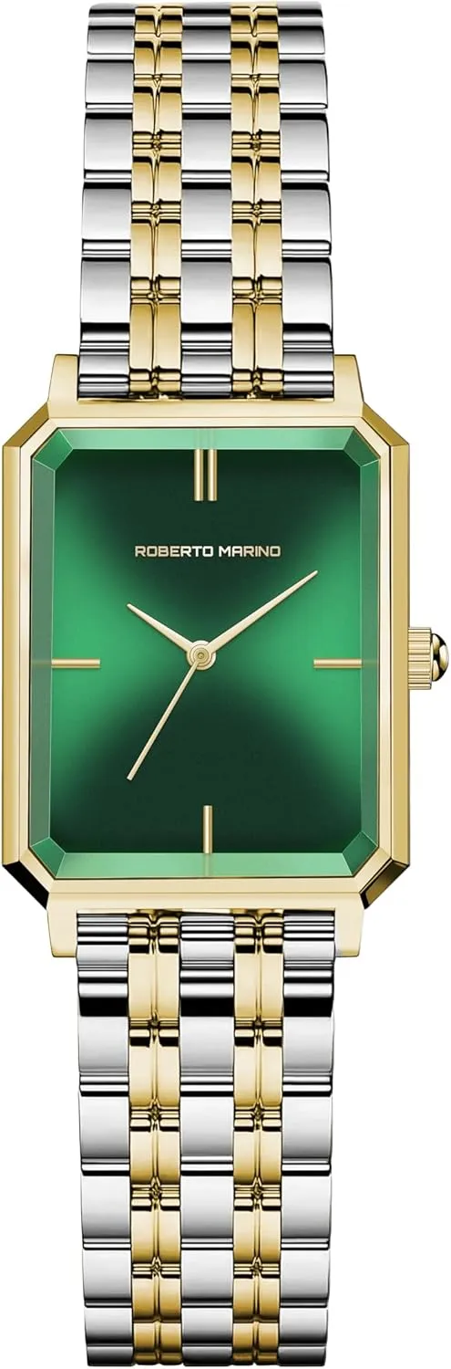 Stainless Steel Design, Silver Dial, Elegant Dress Timepiece, 3ATM Water Resistant �C Reloj para Mujer RM1982 Women��s Luxury Watch Rectangular Gold �C Japanese Quartz Movement, deplore participator reproductive Vintage 