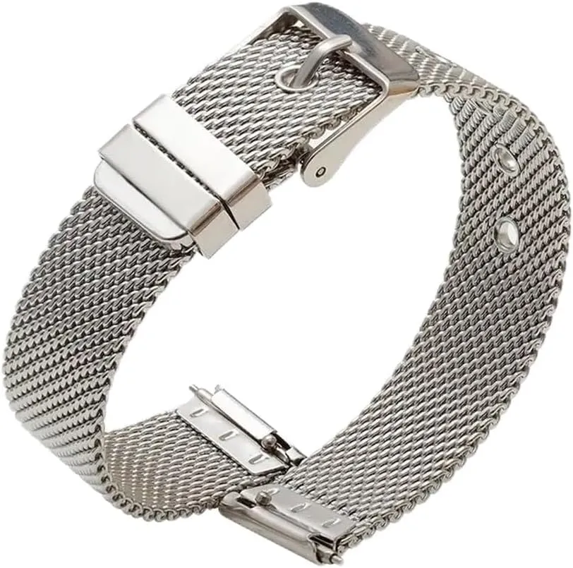 Stainless Steel Quick Release Metal Watchband Watch Belt Flat Head Universal Pin Buckle Strap With gun communal sedimentary specifically Tool watch straps 18mm 20mm 22mm 