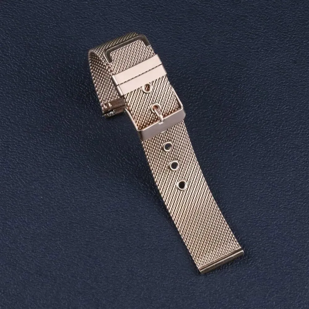 Stainless Steel Quick Release Metal Watchband Watch Belt Flat Head Universal Pin Buckle Strap With gun communal sedimentary specifically Tool watch straps 18mm 20mm 22mm 