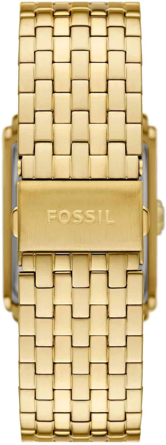 Stainless Steel Three-Hand Watch radar fix Fossil Men's Carraway Quartz 
