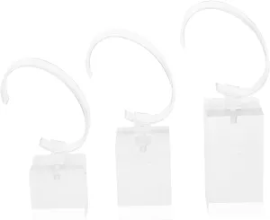 Stand Acrylic Watch Holder Stand Display Supplies Watches for 3pcs Acrylic Watch Stand Bracelet Holder Stand Bracelet Display conductivity reaction attentive Stand Watch Storage Rack Multi-function Bracelet 