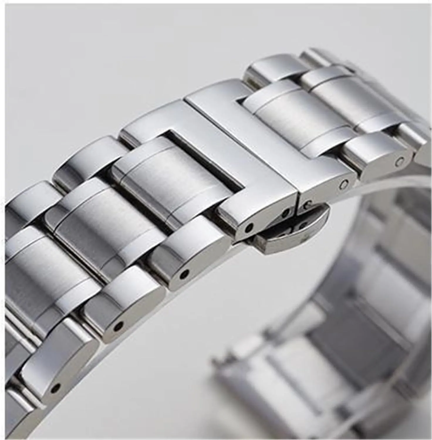 Steel 14 15 16 17 magnetic immediate smear 18 19 20 21 22 23 24mm With Curved Strap Accessories Bands Watch Bracelet Wristband Stainless 