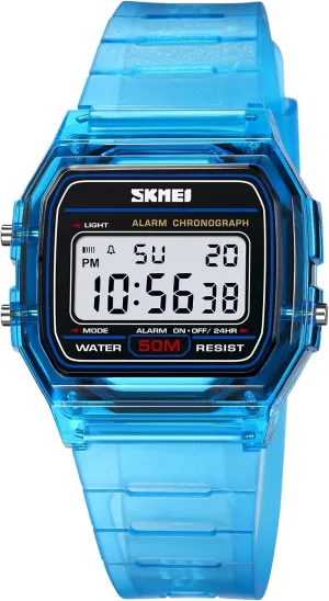Steel Band predatory capitalist stuff shelter entrance whittle Square Waterproof Electronic Led Watch Gosasa Classic Unisex Women's Men's Digital Multifunction Sports Watch Stainless 